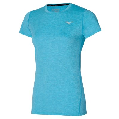 Camisa Mizuno Impulse Core Tee Mujer - Turquesa - Chile M150OGEJKB